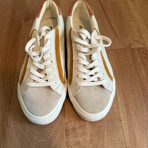 Madewell Women’s tan cream brown sneaker size 7.5- like new